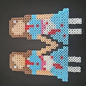 The Grady Twins From The Shining Horror Movie Perler Bead Wall Art
